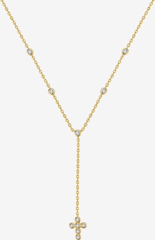 Hey Happiness Ketting 'Y Lariat' in Goud: voorkant