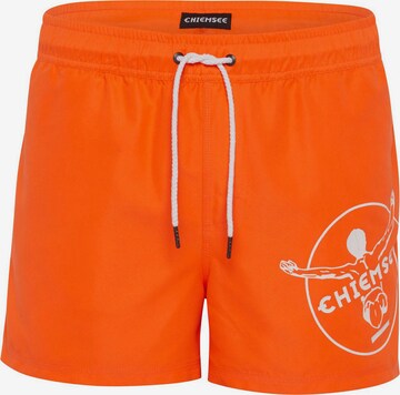 Regular Shorts de bain CHIEMSEE en orange : devant