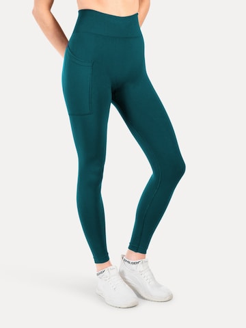 Smilodox Skinny Leggings ' Kadria ' in Grün
