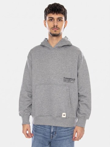 CAT Sweatshirt in Grau: Vorderseite