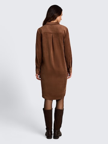 TOM TAILOR Shirt dress in Brown