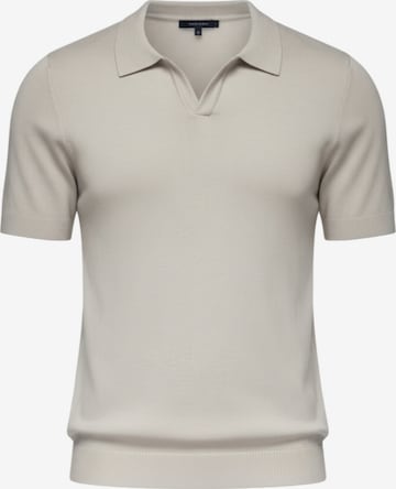 Ombre Shirt in Grau: Vorderseite