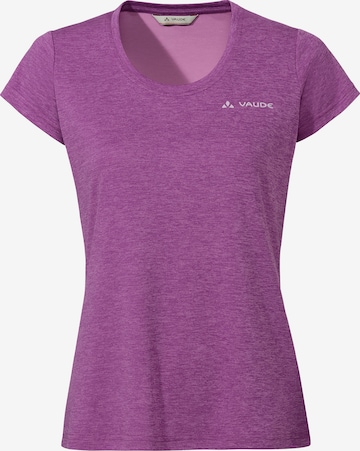 VAUDE Functioneel shirt 'Ossola' in Lila: voorkant