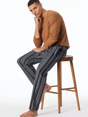 SCHIESSER - regular Pantalón deportivo ' Mix & Relax ' en azul: frente