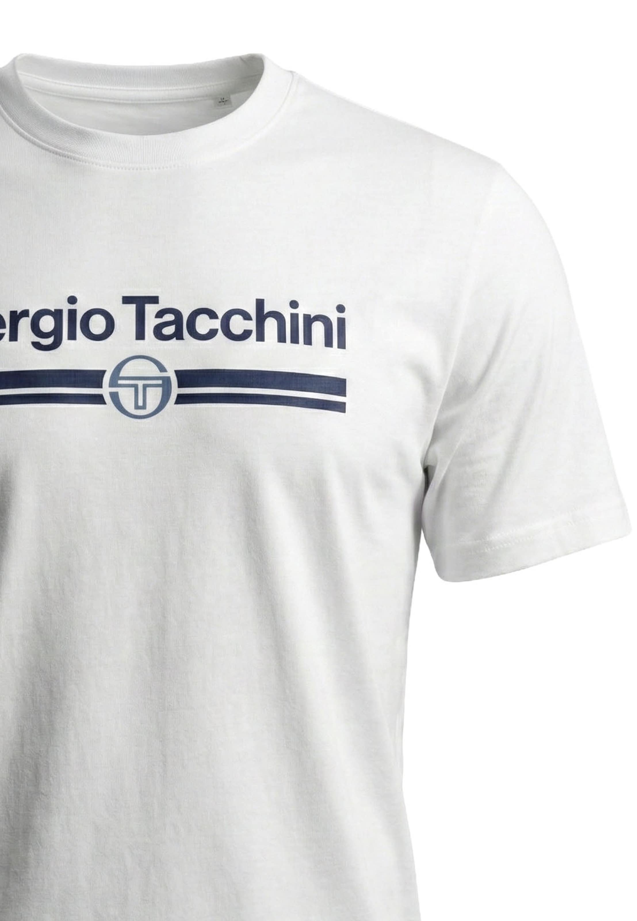 Sergio Tacchini - Camiseta 'Marchio' en blanco