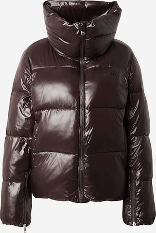 brūns OUI Ziemas jaka: no priekšpuses