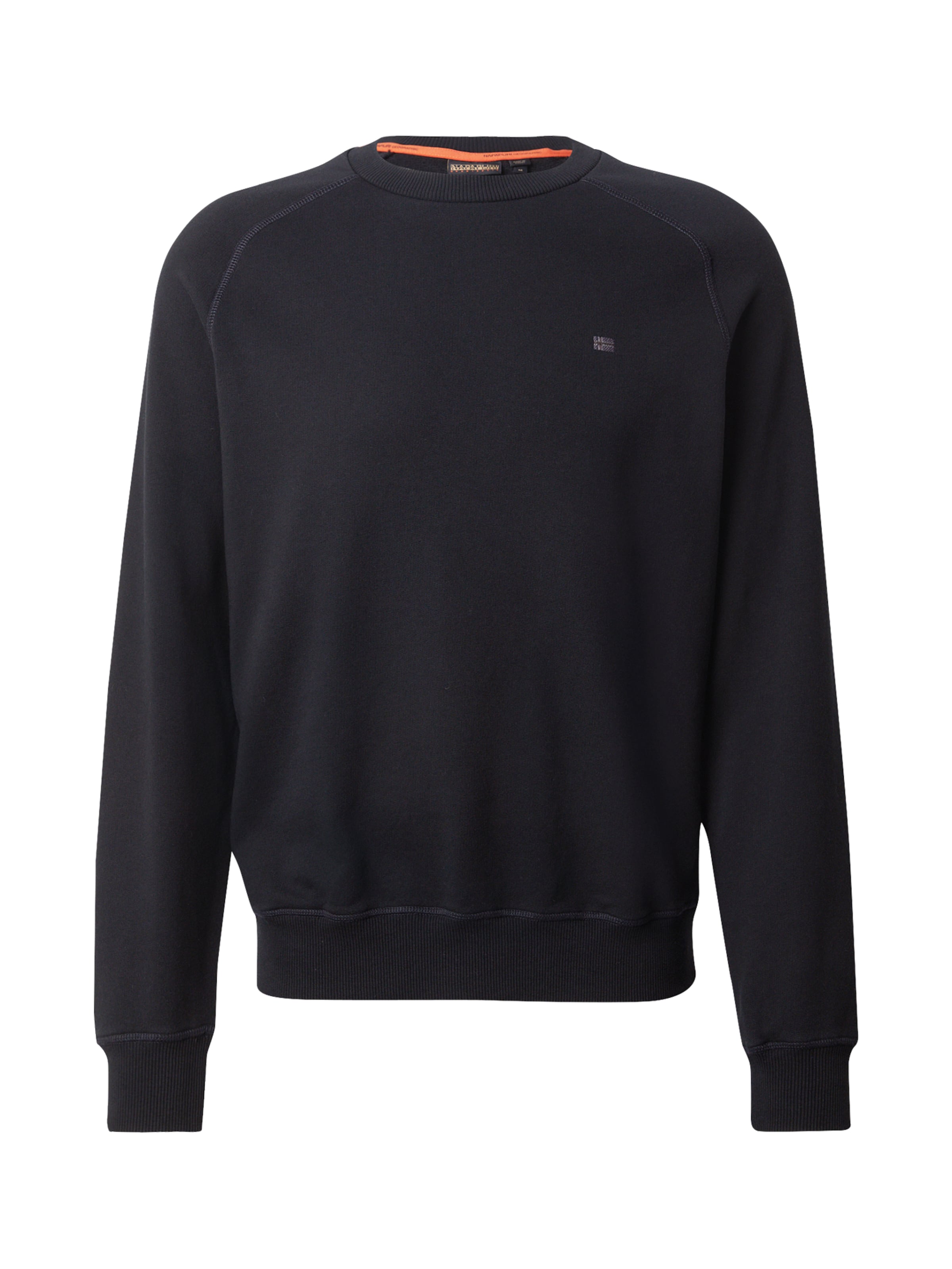 NAPAPIJRI Sweatshirt 'B-NEDLES C' in Black: front