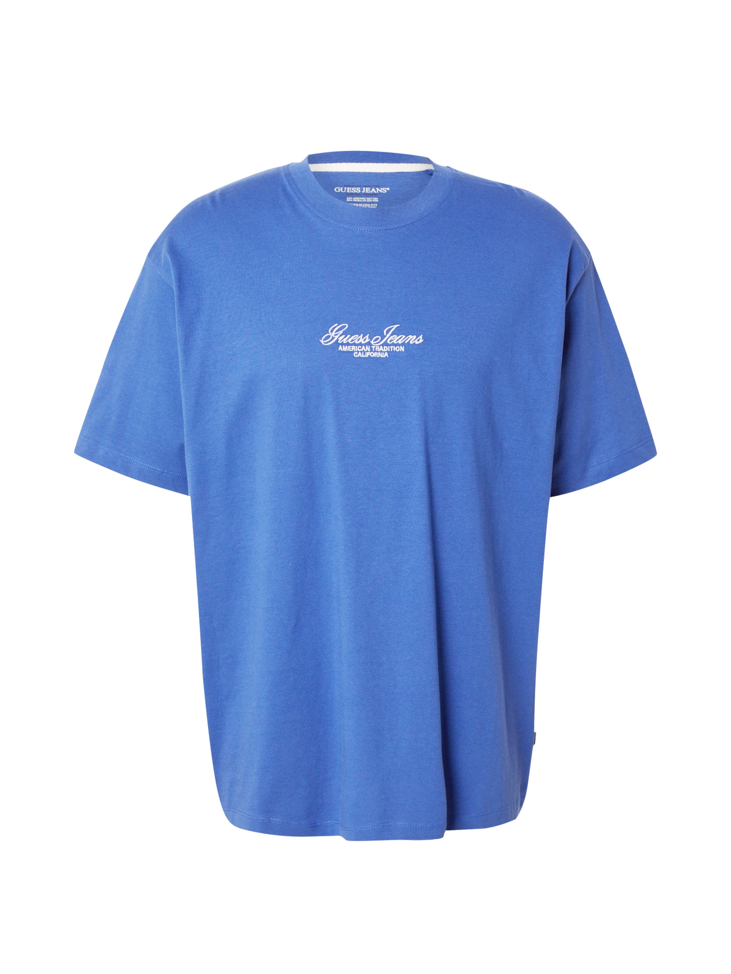 GUESS JEANS T-shirt i blå: framsida
