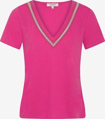 Morgan Koszulka w kolorze różowy: przód