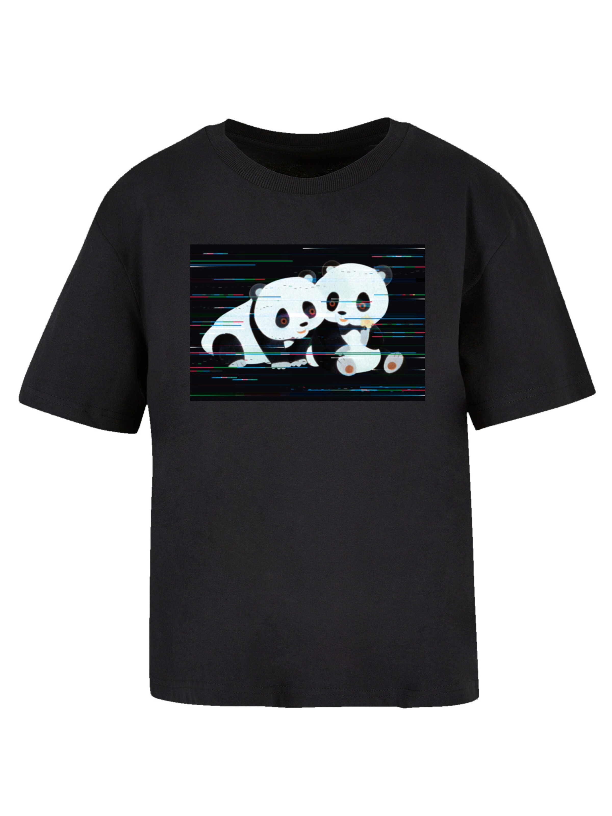 T-shirt oversize 'Tao Tao Retro' F4NT4STIC en noir : devant