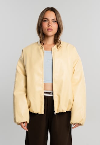 Another Cotton Lab Jacke in Gelb: Vorderseite