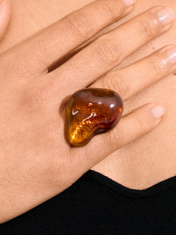 Pilgrim Ring 'Lian' in Braun