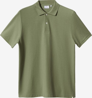 MANGO MAN T-shirt 'REA' i grön: framsida