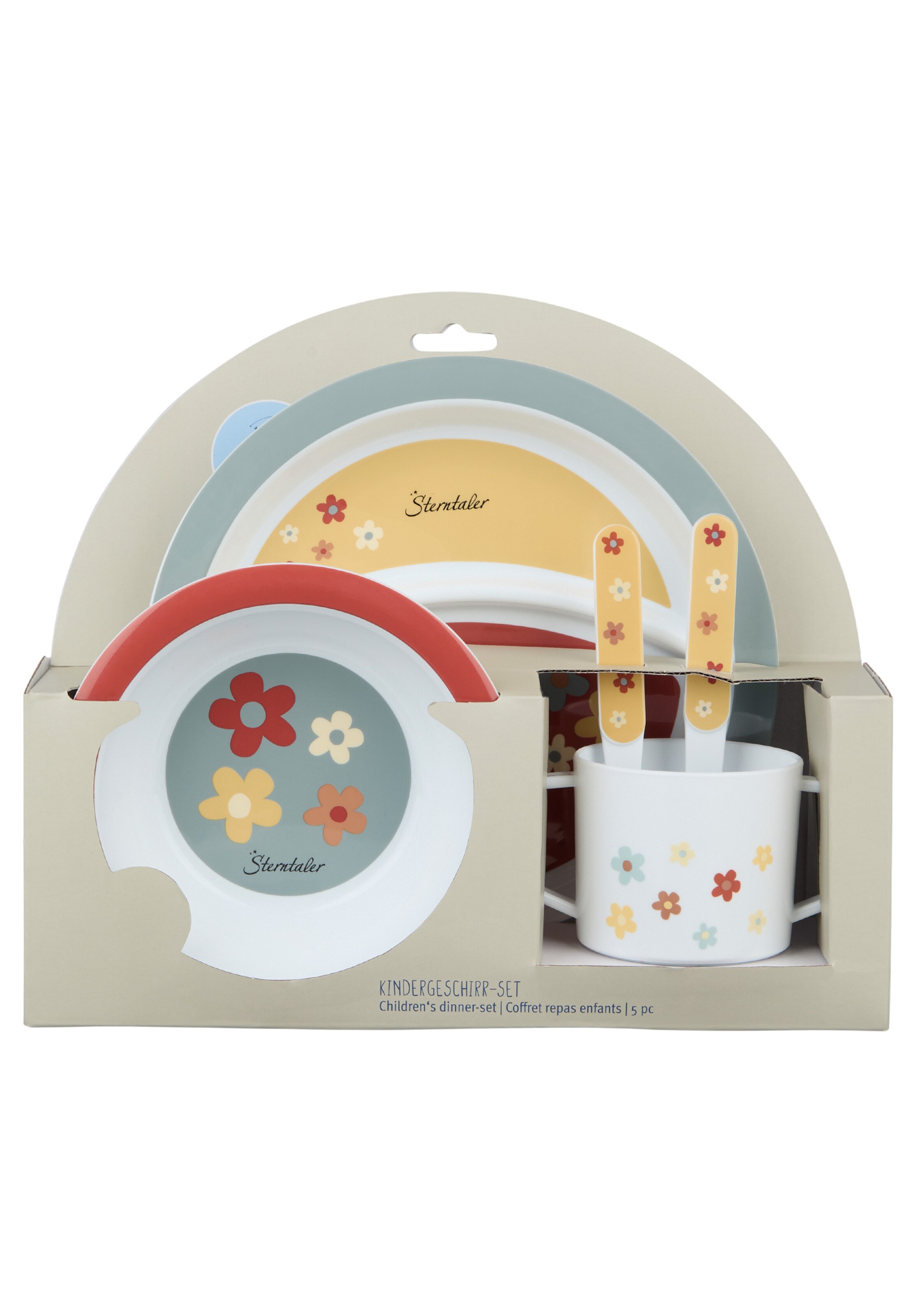 STERNTALER Tableware Set 'Pferd Sunny' in Red: front