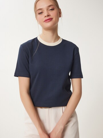 T-shirt Happiness İstanbul en bleu