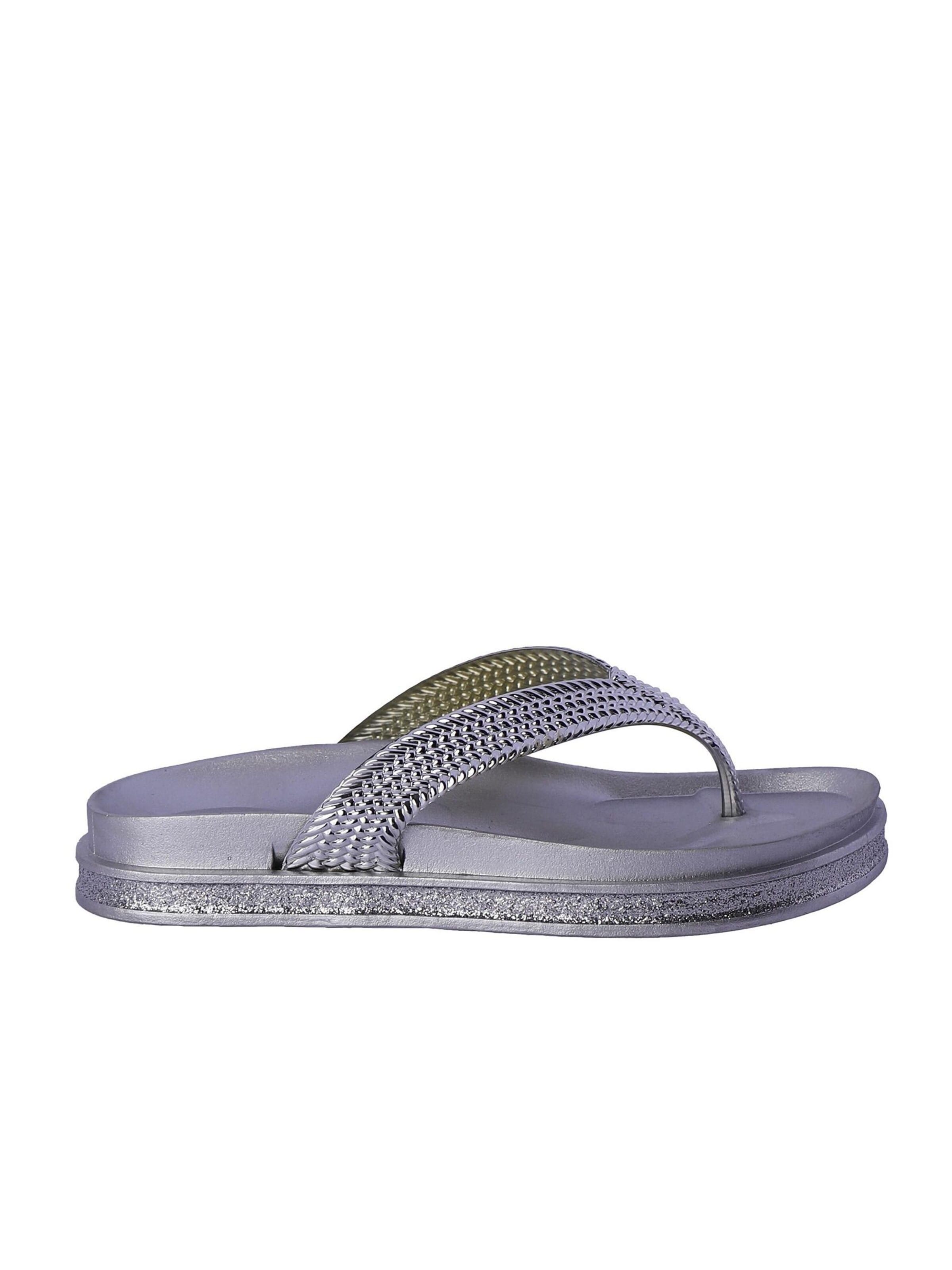 Don Algodon - Sandalias de dedo 'Licia' en plata
