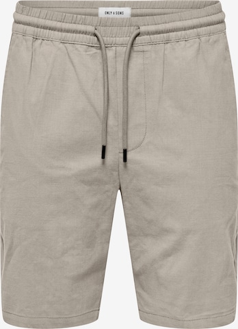 Only & Sons - Pantalón chino 'ONSCapri' en beige: frente