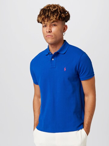 T-Shirt Polo Ralph Lauren en bleu : devant