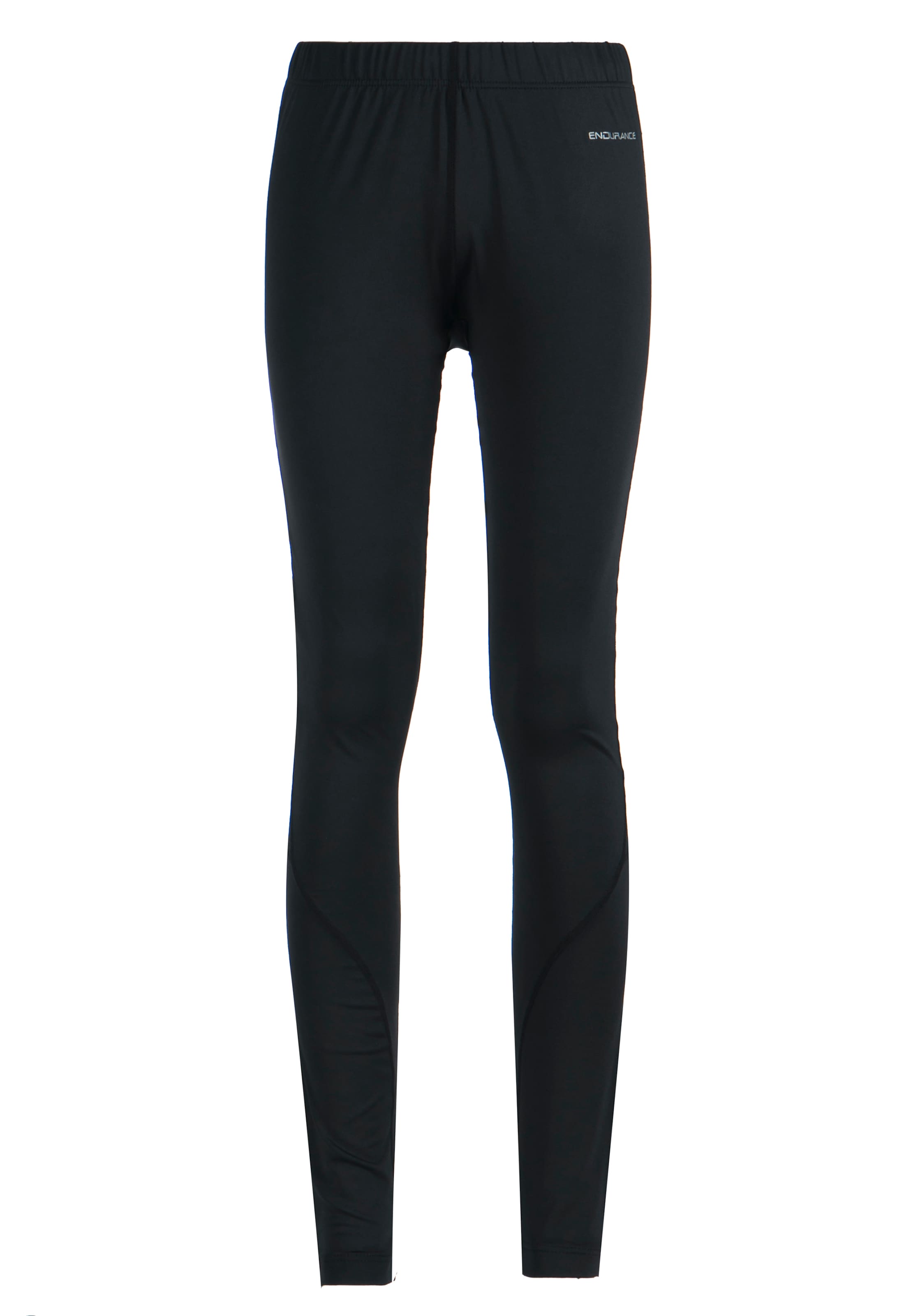 ENDURANCE Skinny Sporthose 'Malaga' in Schwarz: Vorderseite