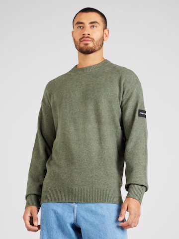 Pullover di Calvin Klein in verde: frontale