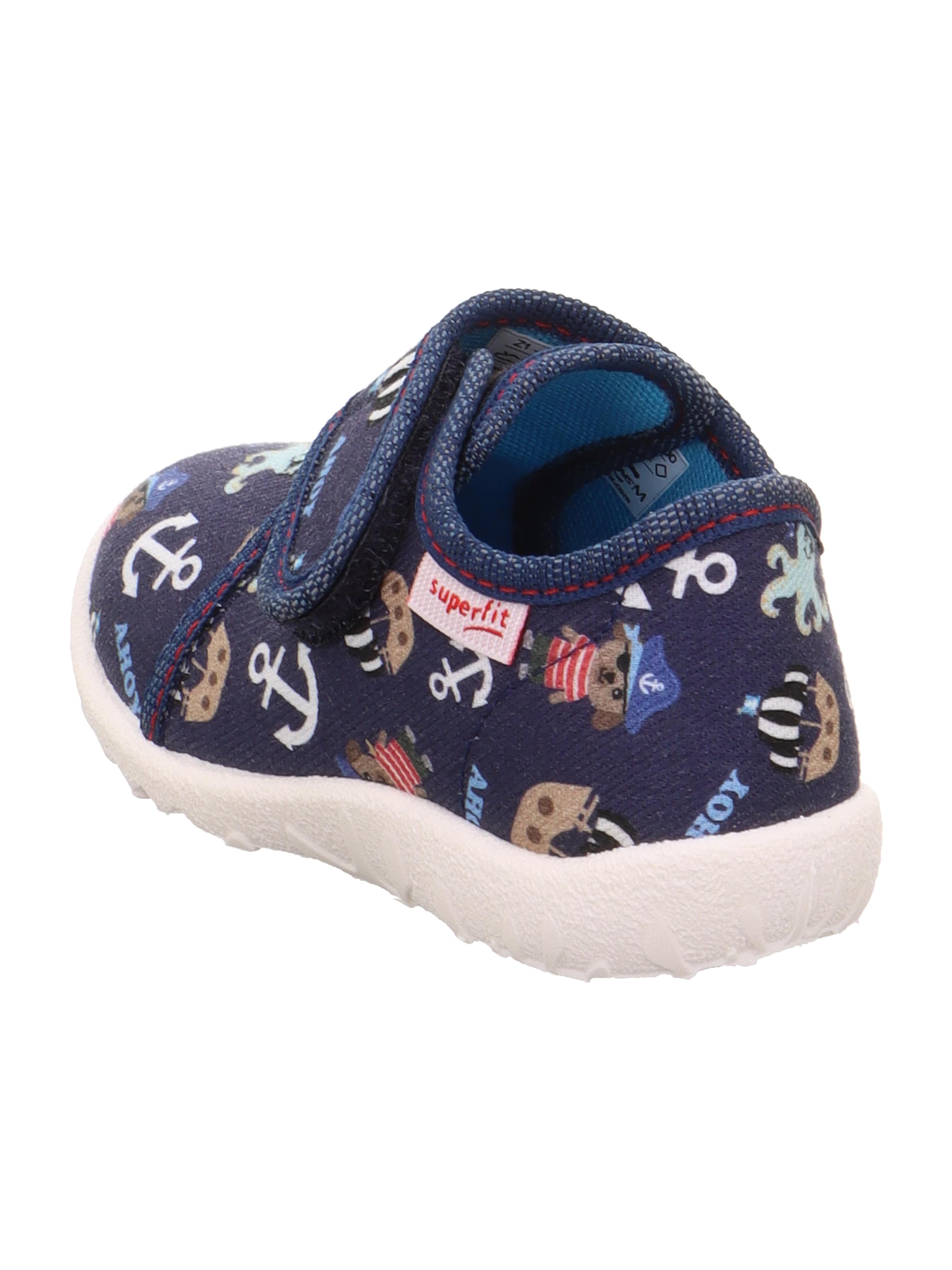 SUPERFIT Домашни пантофи 'SPOTTY' в синьо