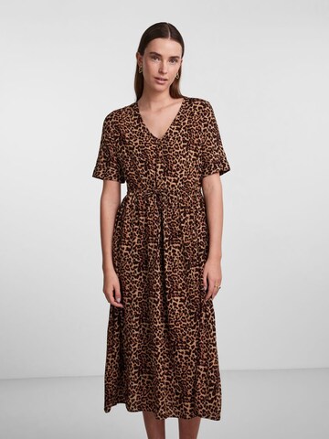 PIECES Dress 'PCNYA ' in Brown: front