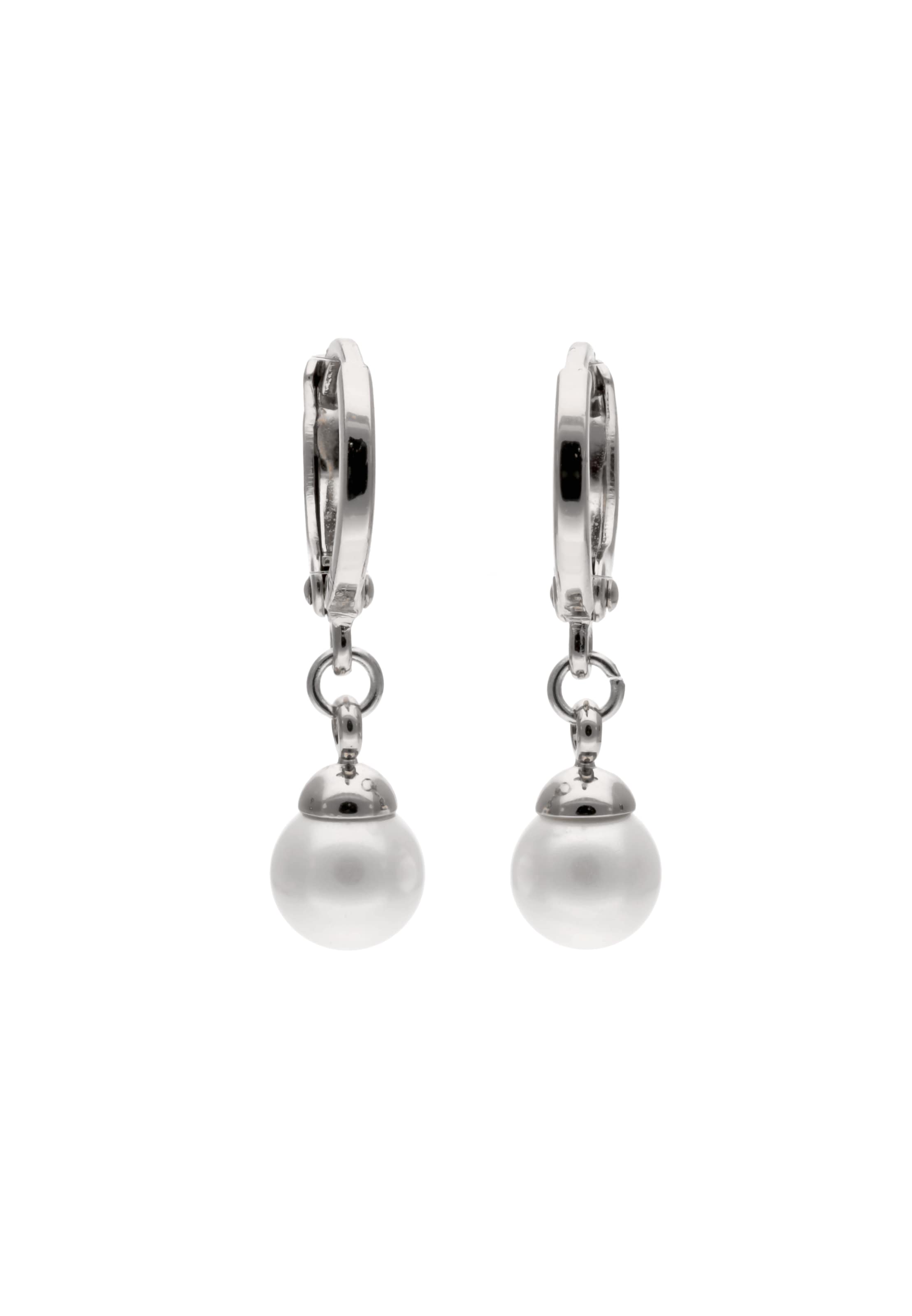 myMo at night Earrings in Silver: front