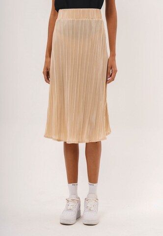 FRESHLIONS Rok 'Danica' in Beige: voorkant