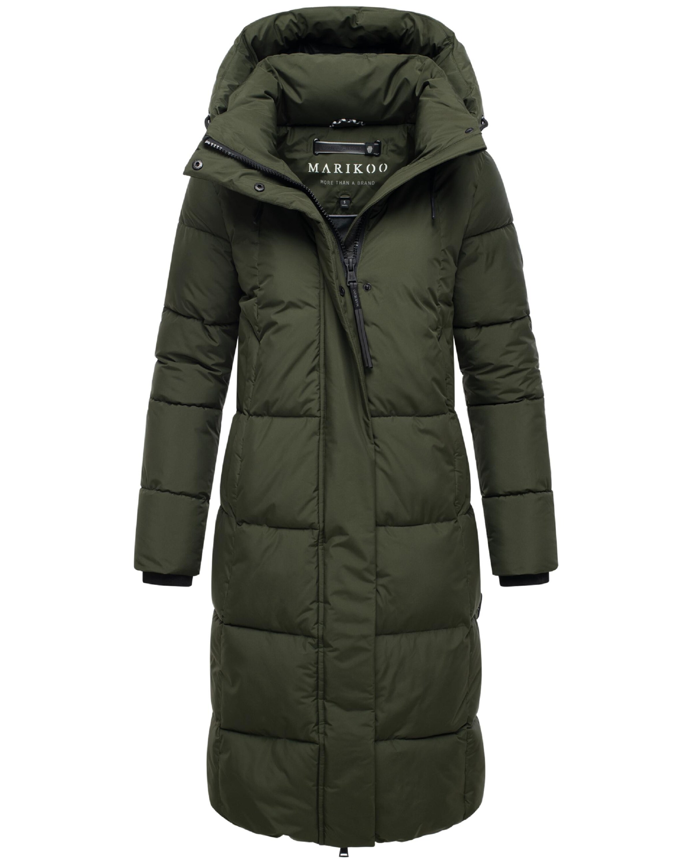 MARIKOO Winter coat 'Chumanii XVI' in Green