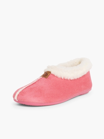 Pisamonas - Zapatillas de casa en rosa: frente