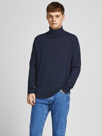 JACK & JONES Sweater 'Rogan' in Blue: front