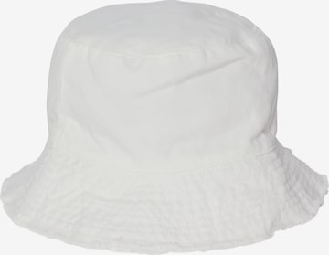 PIECES Hat 'BERTA' in White: front