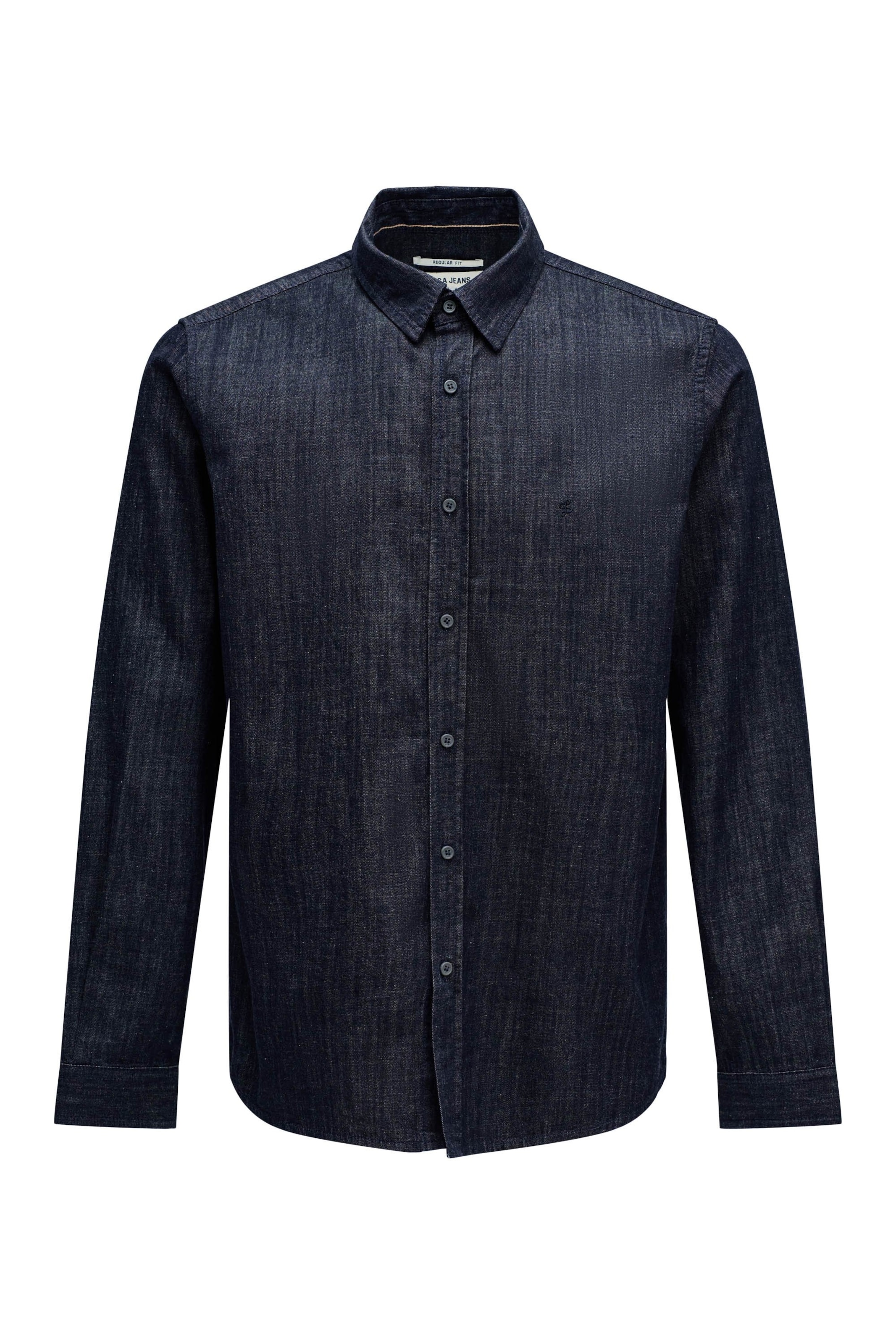 Coupe regular Chemise Salsa Jeans en bleu : devant
