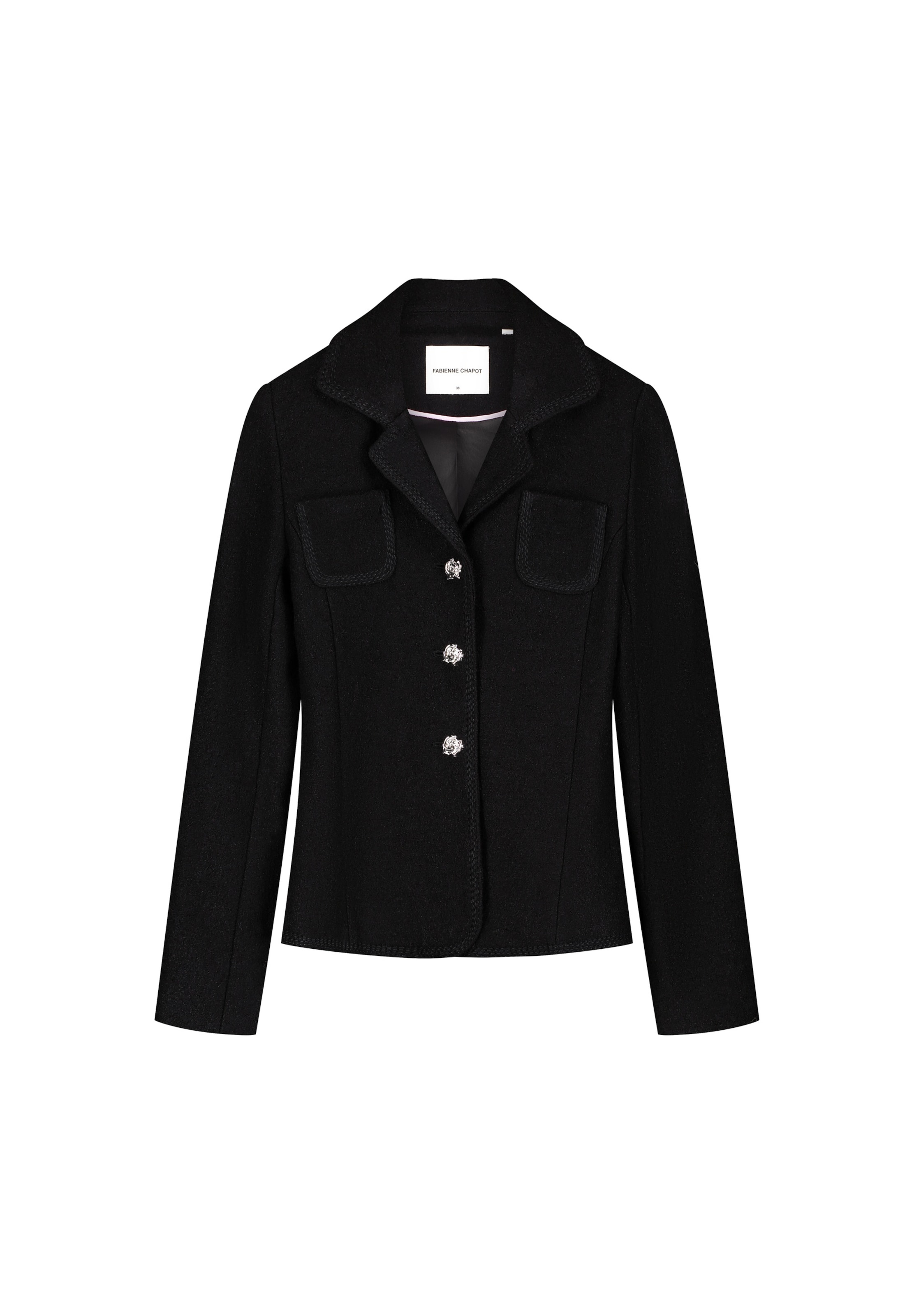 Fabienne Chapot Blazer in Black: front