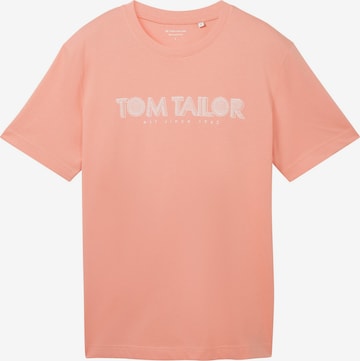 TOM TAILOR Тениска в розово: отпред
