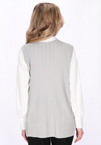 usha BLACK LABEL - Colete de malha em cinzento