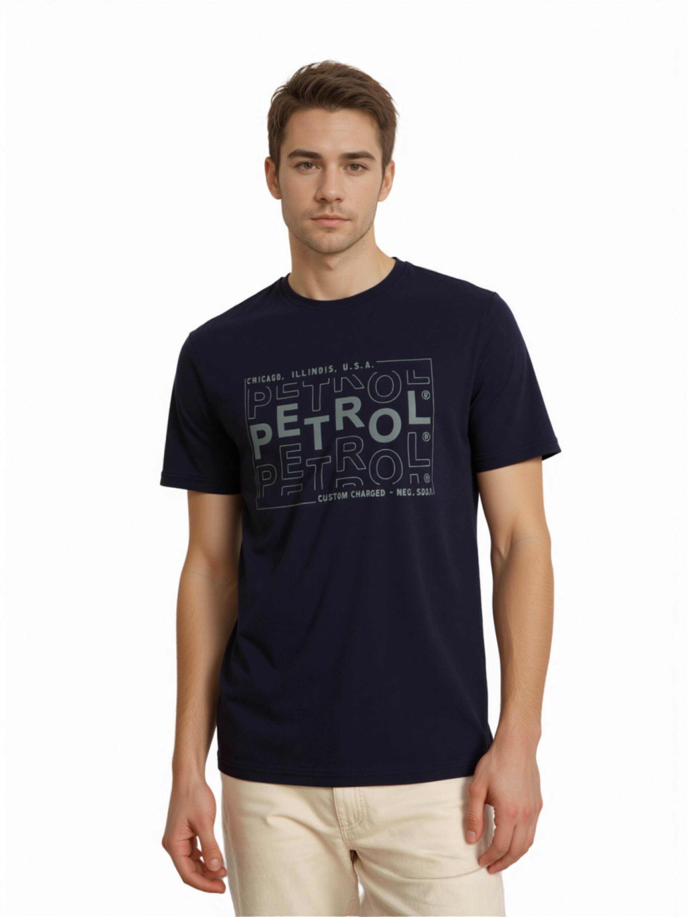 Petrol Industries Bluser & t-shirts i sort: forside