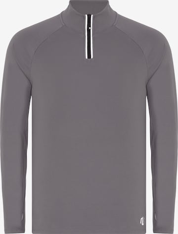 MOROTAI Funktionsshirt 'TRAINING DRY' in Grau: Vorderseite