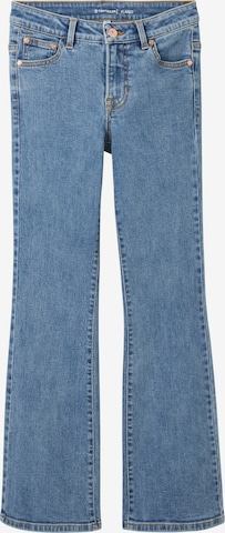 TOM TAILOR Flared Jeans in Blauw: voorkant