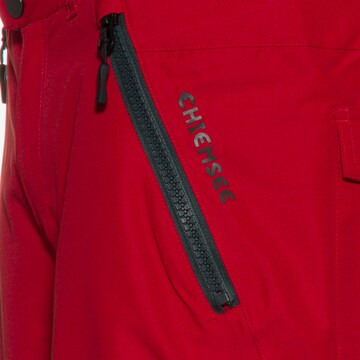 CHIEMSEE Regular Outdoor Pants 'Taos' in Red