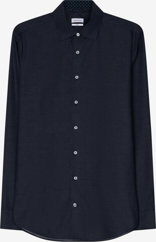 SEIDENSTICKER Slim fit Business Shirt in Blue: front