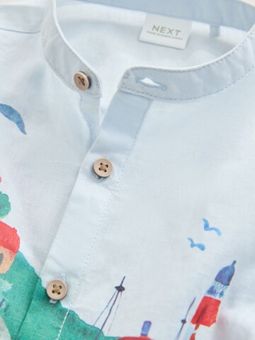 Next Regular fit Button up shirt in Blue