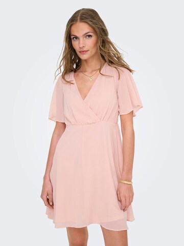 ONLY Jurk 'ONLStar' in Roze: voorkant