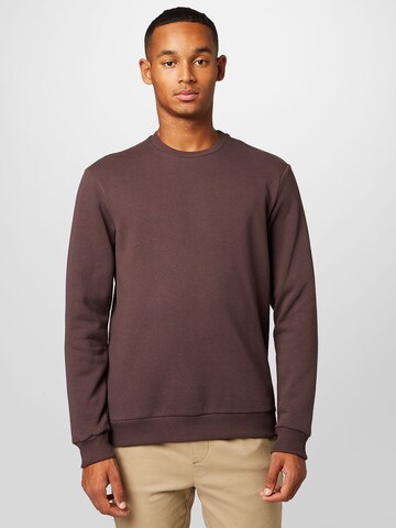 Only & Sons Regular fit Sweatshirt 'Ceres' in Bruin: voorkant