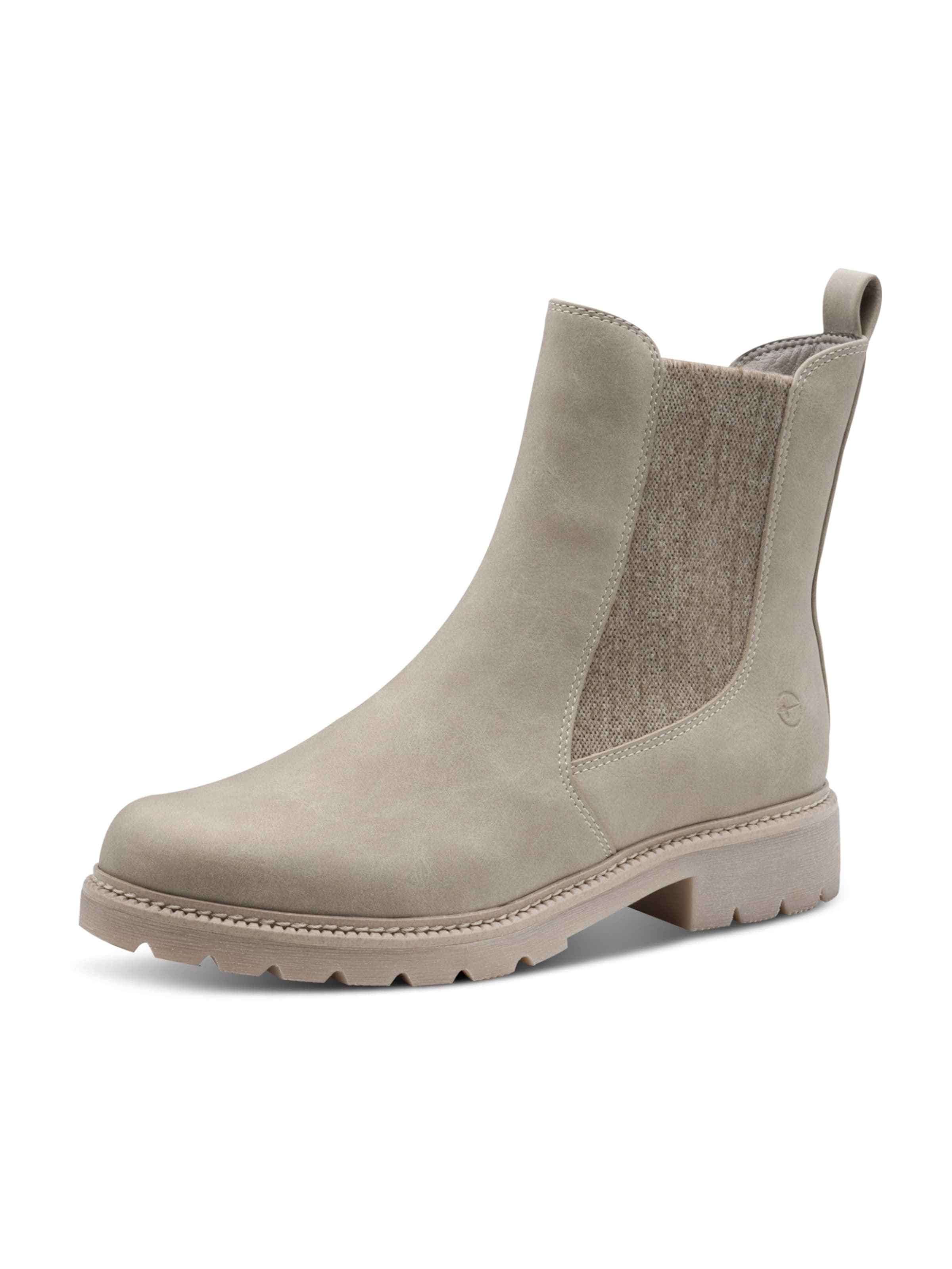 Tamaris - Botas Chelsea en gris: frente