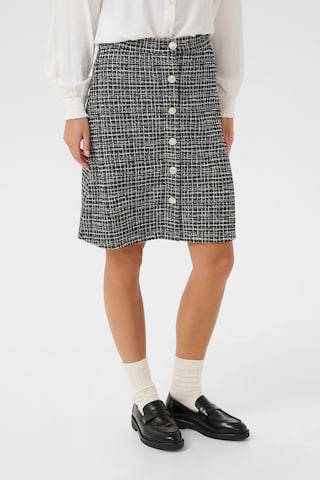 Cream Skirt 'Millie' in Black: front