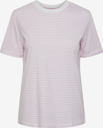 PIECES T-shirt 'RIA' en rose / blanc, Vue avec produit