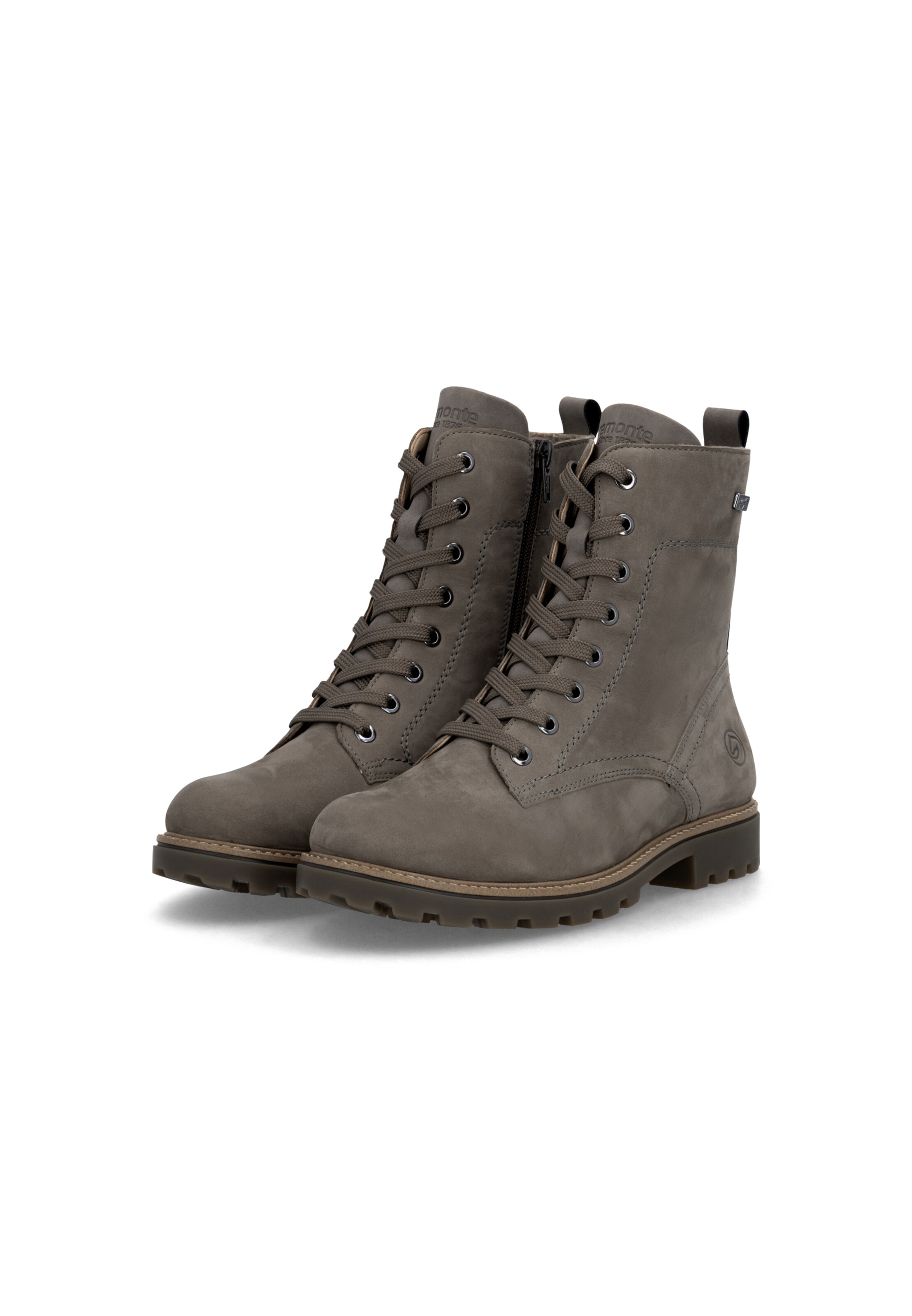 Bottes à lacets ' D8489 ' REMONTE en gris