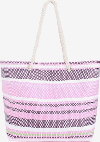 Sac de plage normani en rose : devant