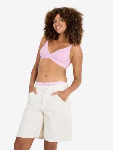 SLOGGI Push-up BH ' Blue ZERO Feel Bliss THE UP ' in Roze